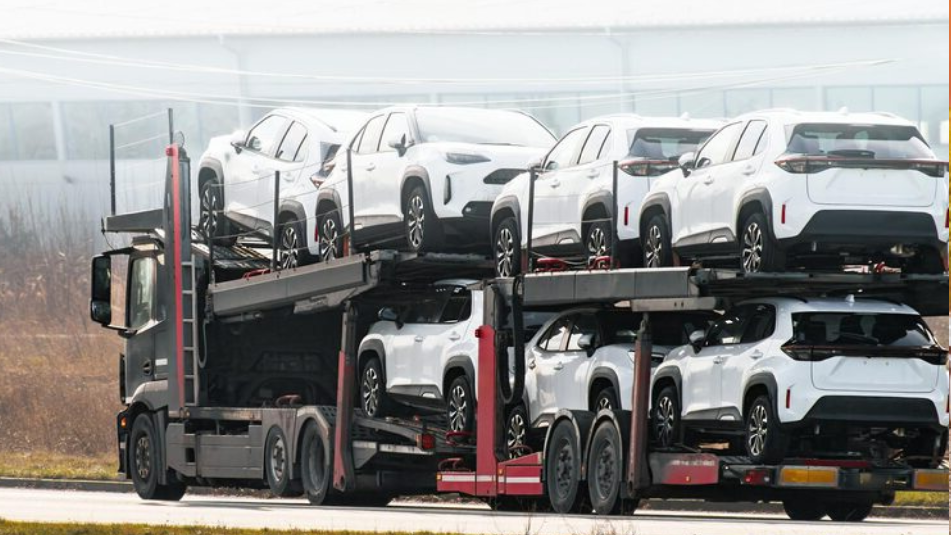 semi-trucks hauling cars (1)